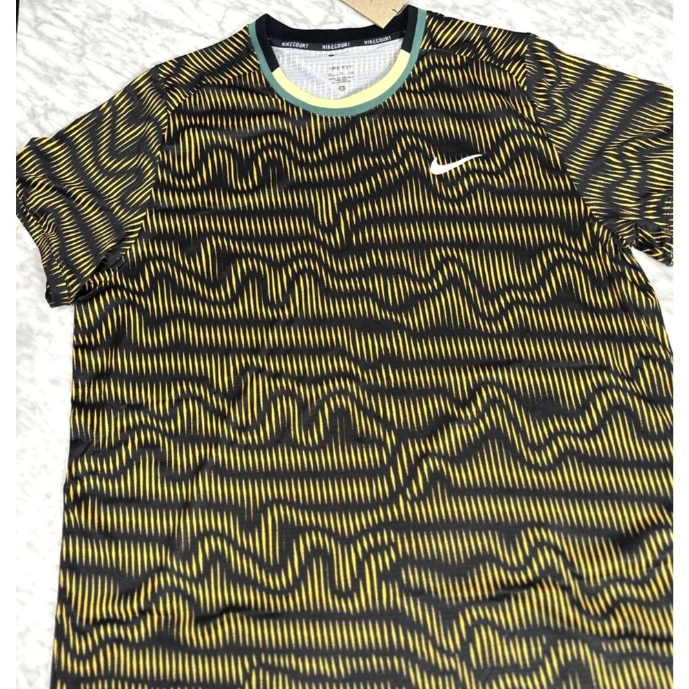 Nike Court Advantage Tennis Top Jersey Multicolor FD5322-010 Men's XL NEW